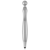 Naples stylus ballpoint pen in silver