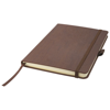 Wood-look A5 hard cover notebook in brown
