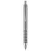 Bling ballpoint pen with aluminium grip in gun-metal