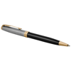 Sonnet ballpoint pen in black-solid-and-silver