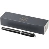 Parker IM rollerball pen (black ink) in Black_chrome