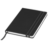 Denim A5 hard cover notebook in black-solid