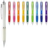 Nash ballpoint pen coloured barrel and grip in White