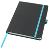 Meyla A5 colourful hard cover notebook in black-solid