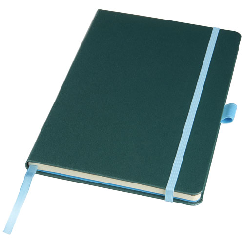 Meyla A5 colourful hard cover notebook in green