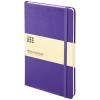 Moleskine Classic L hard cover notebook - ruled in Medium Purple