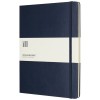 Moleskine Classic XL hard cover notebook - ruled in Sapphire Blue