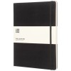 Moleskine Classic XL hard cover notebook - ruled in Solid Black