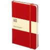 Moleskine Classic PK hard cover notebook - ruled in Scarlet Red