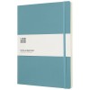 Moleskine Classic XL soft cover notebook - ruled in Reef Blue