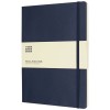 Moleskine Classic XL soft cover notebook - ruled in Sapphire Blue
