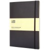 Moleskine Classic XL soft cover notebook - ruled in Solid Black