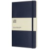 Moleskine Classic L soft cover notebook - ruled in Sapphire Blue