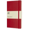 Moleskine Classic L soft cover notebook - ruled in Scarlet Red