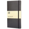 Moleskine Classic L soft cover notebook - ruled in Solid Black