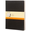 Moleskine Cahier Journal XL - ruled in Solid Black
