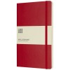 Moleskine Classic L soft cover notebook - squared in Scarlet Red