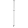 Slim aluminium ballpoint pen in White