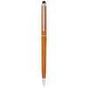 Valeria ABS ballpoint pen with stylus in Orange