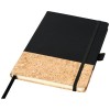 Evora A5 cork thermo PU notebook in Solid Black