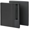 Moleskine notebook and pen gift set in Solid Black