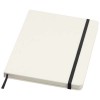 Bass A5 recycled hard cover notebook with lined pages in Solid Black