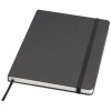 Holm A5 stone paper hard cover notebook with lined pages in Solid Black