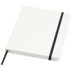 Holm A5 stone paper hard cover notebook with lined pages in White