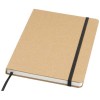 Holm A5 stone paper hard cover notebook with lined pages in Beige