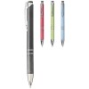 Moneta ABS with wheat straw click ballpoint pen in Solid Black