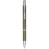 Moneta soft touch ballpoint pen (black ink) in Forest Green