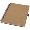 Cobble A5 wire-o recycled cardboard notebook with stone paper in Natural