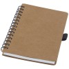 Cobble A6 wire-o recycled cardboard notebook with stone paper in Natural