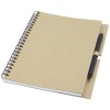 Luciano Eco wire notebook with pencil - medium in Natural