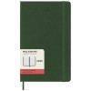 Moleskine hard cover 12 month L daily planner in Myrtle Green