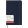 Moleskine hard cover 12 month L daily planner in Sapphire Blue