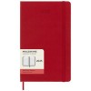 Moleskine hard cover 12 month L daily planner in Scarlet Red