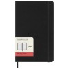 Moleskine hard cover 12 month L daily planner in Solid Black