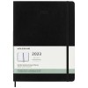 12M weekly XL soft cover planner in Solid Black
