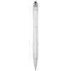 Honua recycled PET ballpoint pen (blue ink) in Solid Black