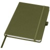 Honua A5 recycled paper notebook with recycled PET cover in Forest Green