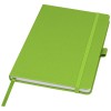 Honua A5 recycled paper notebook with recycled PET cover in Lime Green