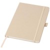 Honua A5 recycled paper notebook with recycled PET cover in Oatmeal