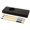 Kerf 3-piece bamboo pen set in Solid Black
