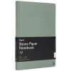 Karst® A5 stone paper hardcover notebook - lined in Heather Green
