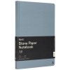 Karst® A5 stone paper hardcover notebook - lined in Light Blue