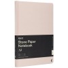Karst® A5 stone paper hardcover notebook - lined in Light Pink