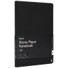 Karst® A5 stone paper hardcover notebook - squared in Solid Black