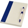 Dairy Dream A5 size reference recycled milk cartons notebook and ballpoint pen set in Blue