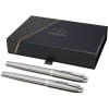 Parker IM rollerball and fountain pen set in Silver
